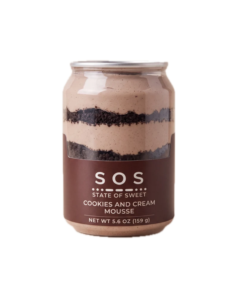 Cookies and Cream Mousse can